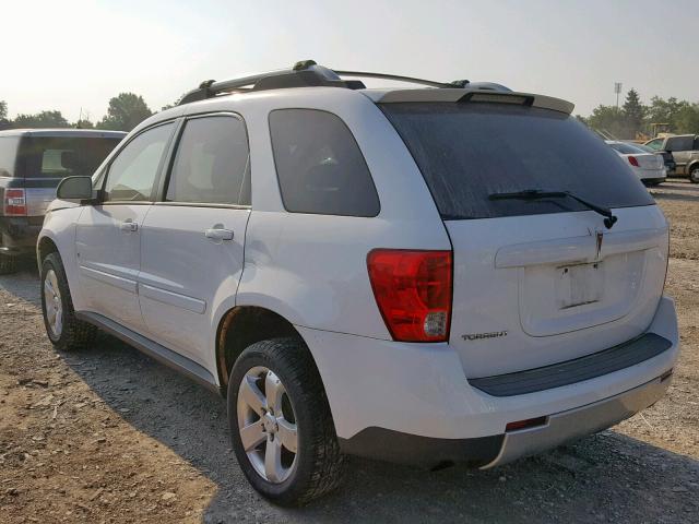 2CKDL63F166144970 - 2006 PONTIAC TORRENT WHITE photo 3