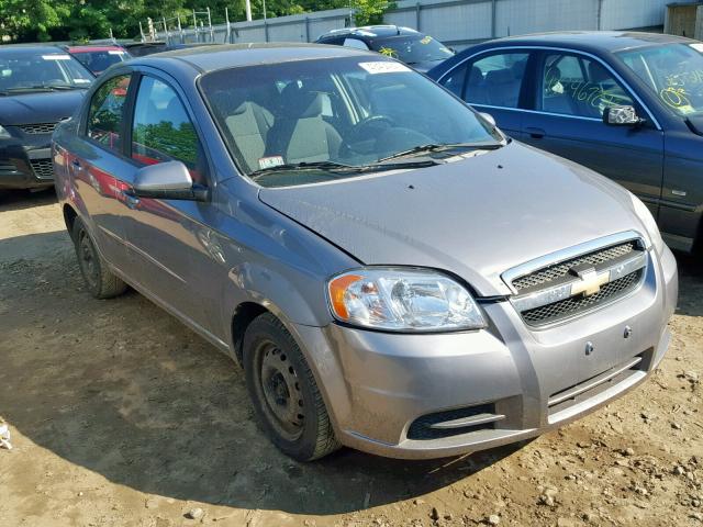 KL1TD5DE0AB126005 - 2010 CHEVROLET AVEO LS GRAY photo 1