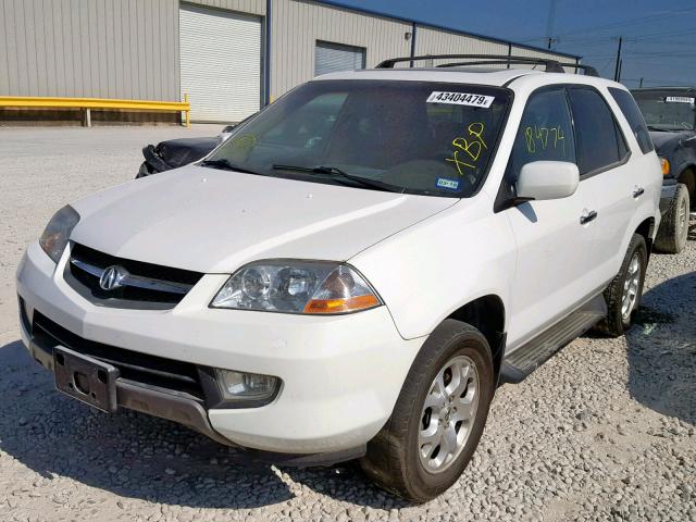 2HNYD18892H525204 - 2002 ACURA MDX TOURIN WHITE photo 2