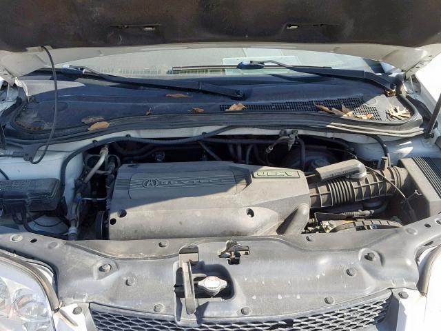 2HNYD18892H525204 - 2002 ACURA MDX TOURIN WHITE photo 7