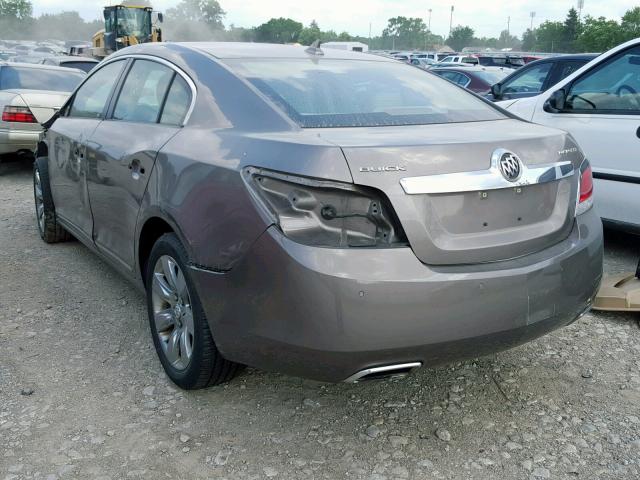 1G4GD5E38CF250473 - 2012 BUICK LACROSSE P GRAY photo 3