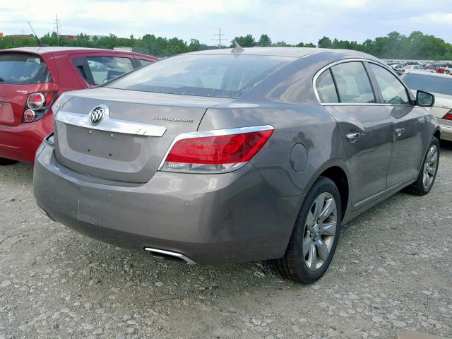 1G4GD5E38CF250473 - 2012 BUICK LACROSSE P GRAY photo 4