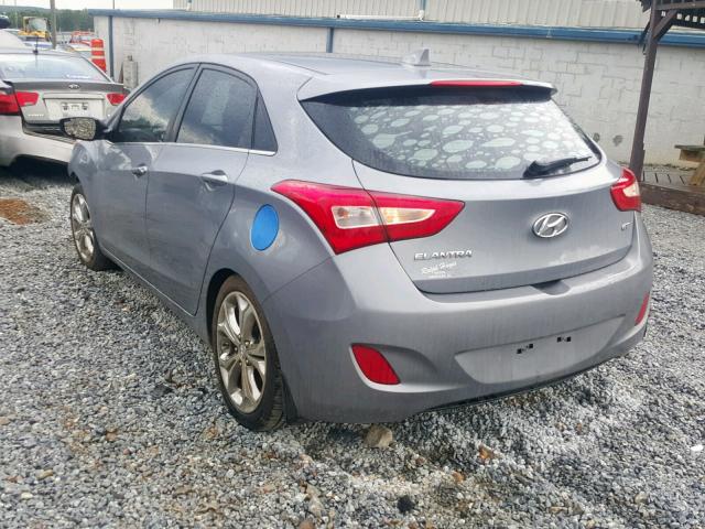 KMHD35LH0EU196024 - 2014 HYUNDAI ELANTRA GT GRAY photo 3