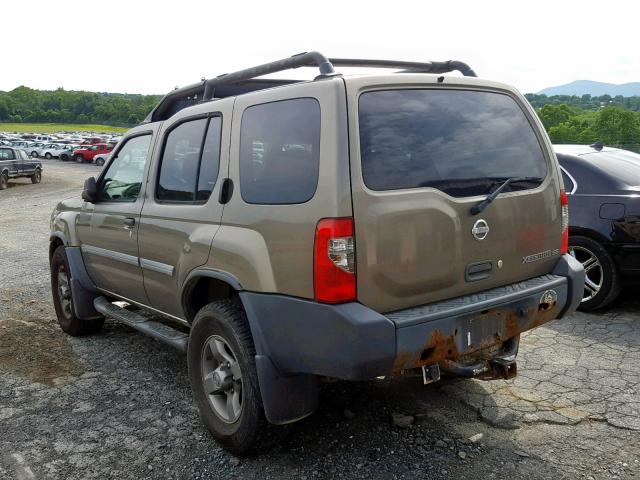 5N1ED28Y82C566338 - 2002 NISSAN XTERRA XE BROWN photo 3