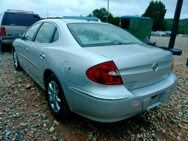 2G4WE537551183873 - 2005 BUICK LACROSSE C SILVER photo 3