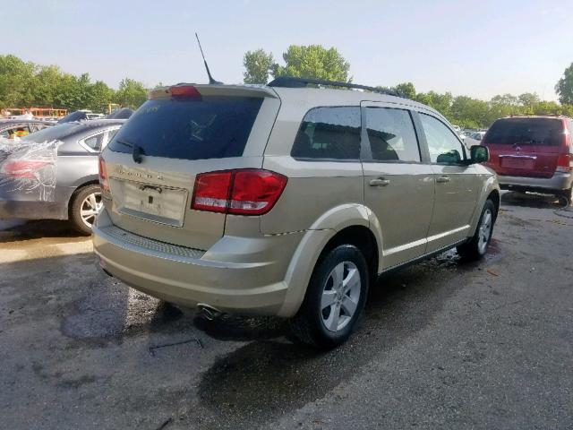 3D4PH1FG1BT502364 - 2011 DODGE JOURNEY MA GOLD photo 4