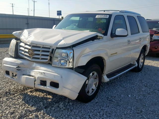 1GYEK63N62R190454 - 2002 CADILLAC ESCALADE L WHITE photo 2