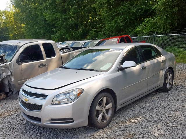 1G1ZC5EU7CF253298 - 2012 CHEVROLET MALIBU 1LT 银色 照片 2