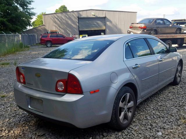 1G1ZC5EU7CF253298 - 2012 CHEVROLET MALIBU 1LT 银色 照片 4