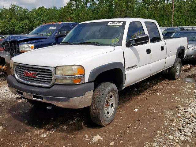 1GTHC23U62F137089 - 2002 GMC SIERRA C25 WHITE photo 2