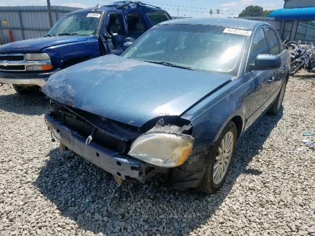 1MEFM42105G618573 - 2005 MERCURY MONTEGO PR ლურჯი ფოტო 2