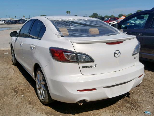 JM1BL1V50C1504296 - 2012 MAZDA 3 S WHITE photo 3