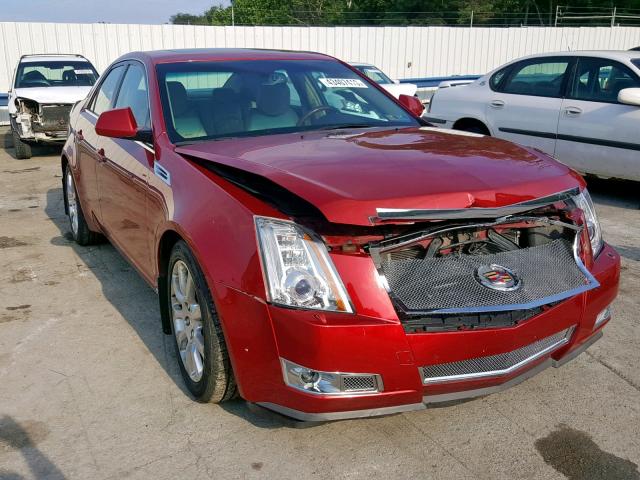 1G6DT57V280162993 - 2008 CADILLAC CTS HI FEA RED photo 1