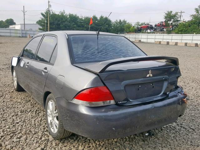 JA3AJ26E05U018514 - 2005 MITSUBISHI LANCER ES GRAY photo 3