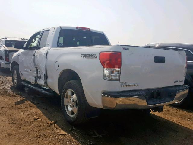 5TFUW5F15AX145850 - 2010 TOYOTA TUNDRA DOU WHITE photo 3