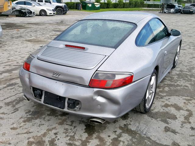 WP0AA299X4S622470 - 2004 PORSCHE 911 CARRER SILVER photo 4