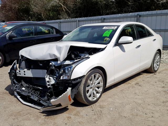 1G6AA5RX9J0105638 - 2018 CADILLAC ATS WHITE photo 2