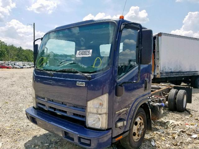 JALC4W165D7000840 - 2013 ISUZU NPR HD BLUE photo 2