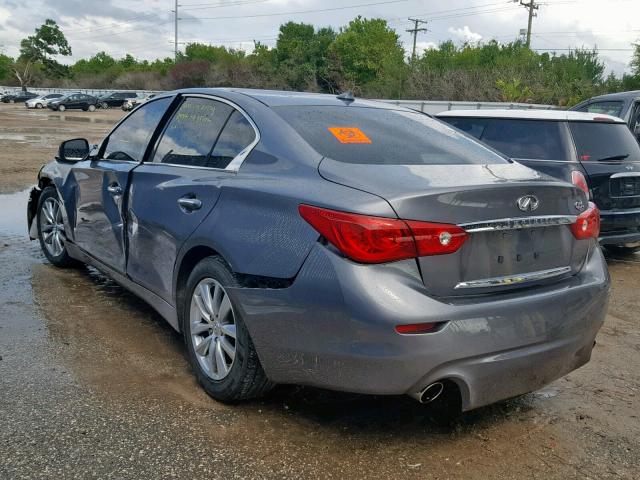 JN1BV7AP7FM353810 - 2015 INFINITI Q50 BASE BURN photo 3