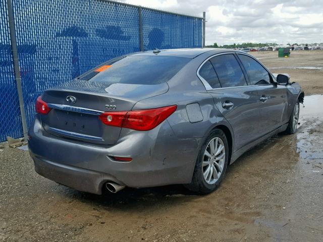 JN1BV7AP7FM353810 - 2015 INFINITI Q50 BASE BURN photo 4