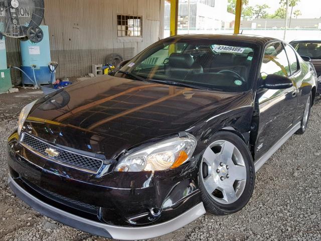 2G1WL16C869359094 - 2006 CHEVROLET MONTE CARL BLACK photo 2