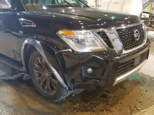 JN8AY2NF0J9330969 - 2018 NISSAN ARMADA PLA BLACK photo 9