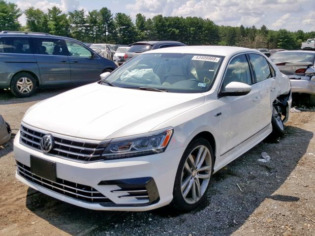 1VWDT7A39HC020667 - 2017 VOLKSWAGEN PASSAT R-L WHITE photo 2