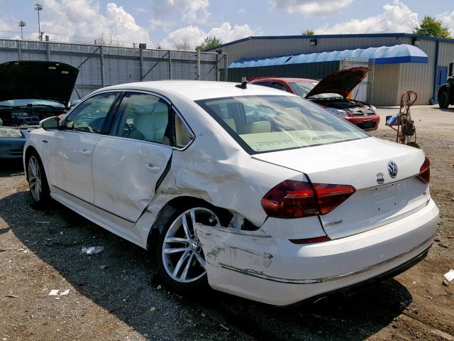 1VWDT7A39HC020667 - 2017 VOLKSWAGEN PASSAT R-L WHITE photo 3