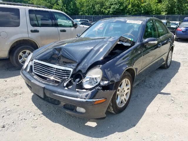 WDBUF65J13A149650 - 2003 MERCEDES-BENZ E 320 BLACK photo 2