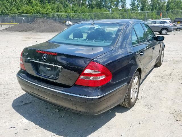 WDBUF65J13A149650 - 2003 MERCEDES-BENZ E 320 BLACK photo 4