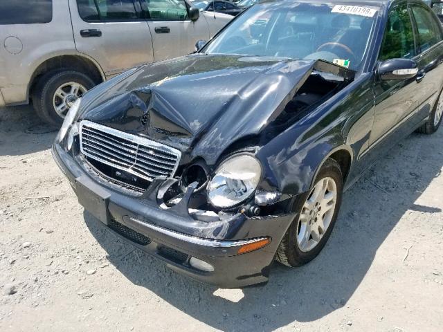 WDBUF65J13A149650 - 2003 MERCEDES-BENZ E 320 BLACK photo 9