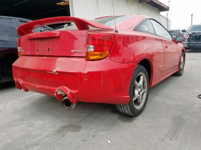 JTDDY38T5Y0035185 - 2000 TOYOTA CELICA GT- RED photo 4