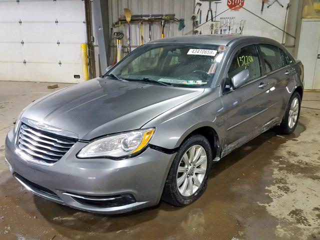 1C3CCBBG2DN731861 - 2013 CHRYSLER 200 TOURIN GRAY photo 2