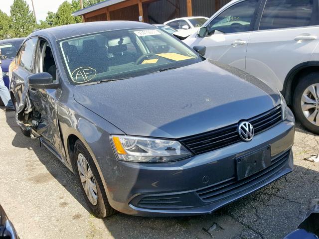 3VW2K7AJ3BM305234 - 2011 VOLKSWAGEN JETTA BASE GRAY photo 1