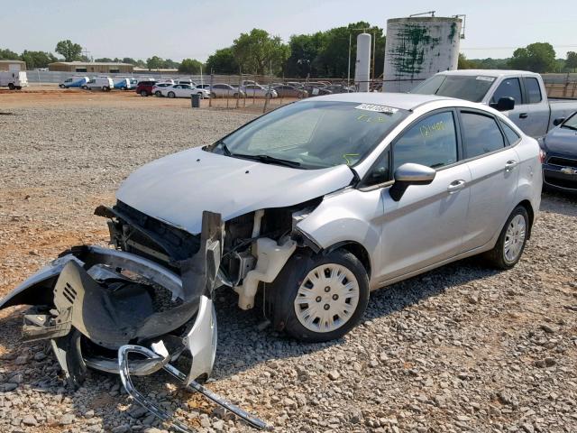 3FADP4AJ6EM102246 - 2014 FORD FIESTA S SILVER photo 2