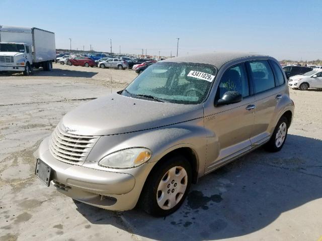 3C4FY48B84T208765 - 2004 CHRYSLER PT CRUISER TAN photo 2