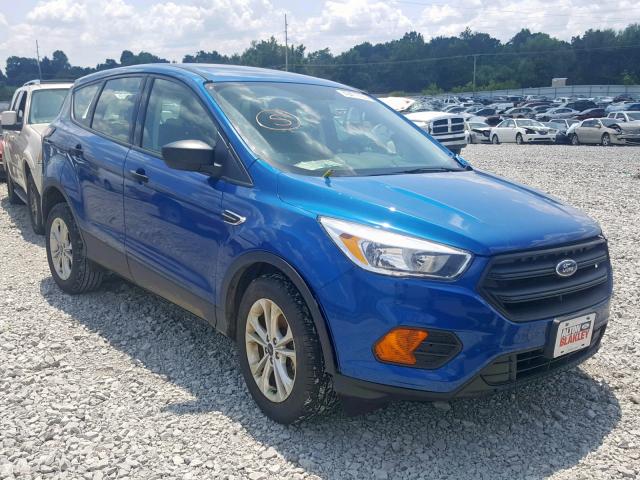 1FMCU0F77HUE32767 - 2017 FORD ESCAPE S BLUE photo 1