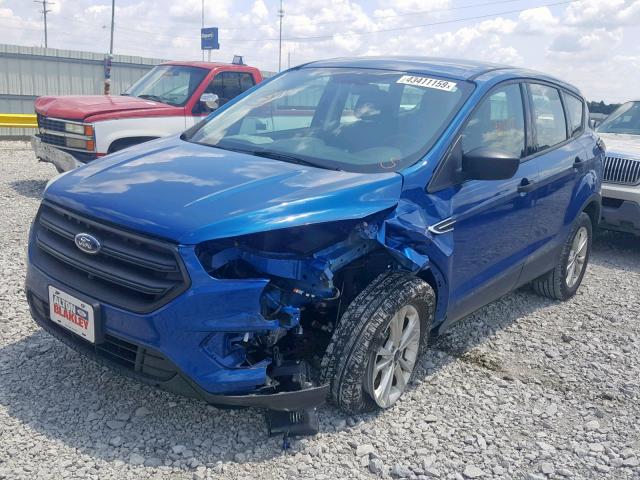 1FMCU0F77HUE32767 - 2017 FORD ESCAPE S BLUE photo 2