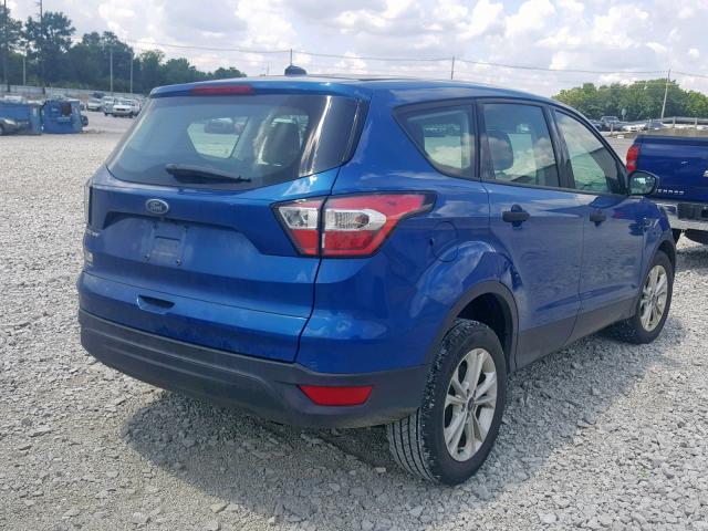 1FMCU0F77HUE32767 - 2017 FORD ESCAPE S BLUE photo 4