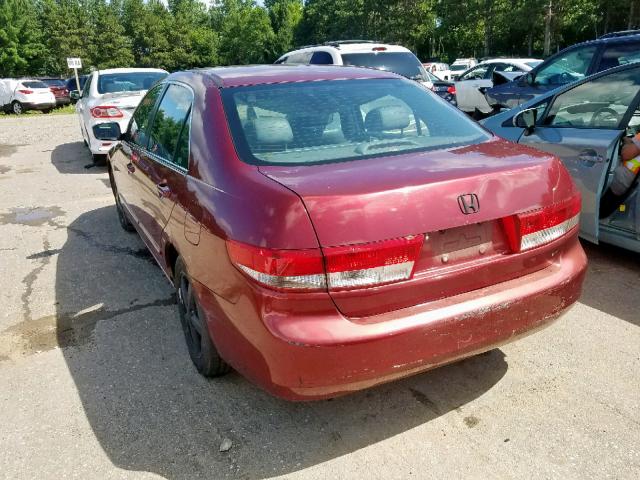 1HGCM56643A023582 - 2003 HONDA ACCORD EX RED photo 3