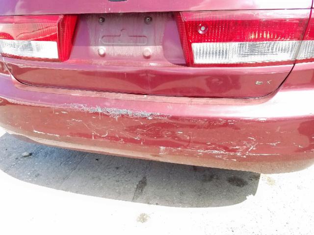 1HGCM56643A023582 - 2003 HONDA ACCORD EX RED photo 9