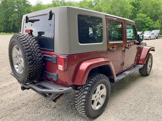 1J4GA59177L106498 - 2007 JEEP WRANGLER S RED photo 5