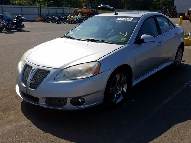 1G2ZM577794144375 - 2009 PONTIAC G6 GXP SILVER photo 2