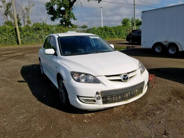 JM1BK34L971747870 - 2007 MAZDA SPEED 3 WHITE photo 1