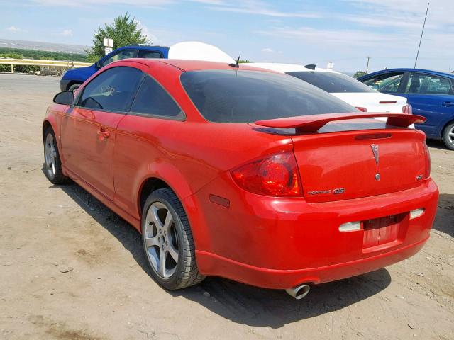 1G2AT18H497280784 - 2009 PONTIAC G5 GT RED photo 3