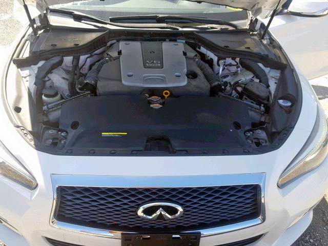 JN1BV7AP5EM685694 - 2014 INFINITI Q50 BASE WHITE photo 7