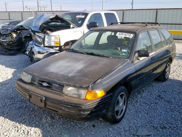 3FASP15JXSR187364 - 1995 FORD ESCORT LX BLACK photo 2