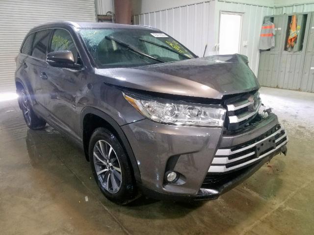 5TDJZRFH5JS530068 - 2018 TOYOTA HIGHLANDER GRAY photo 1