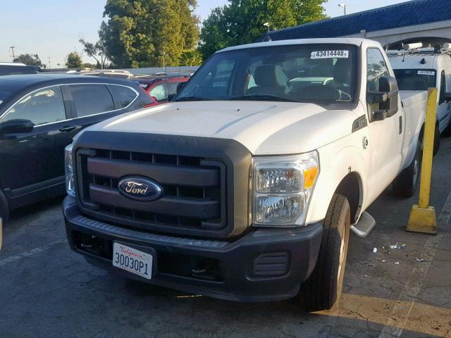 1FTBF2A66DEB81944 - 2013 FORD F250 SUPER WHITE photo 2