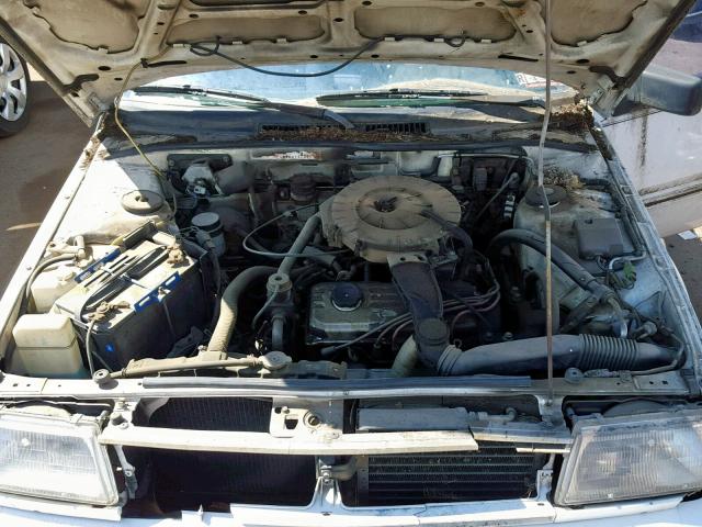 JA3BA36K6HU112711 - 1987 MITSUBISHI MIRAGE L WHITE photo 7